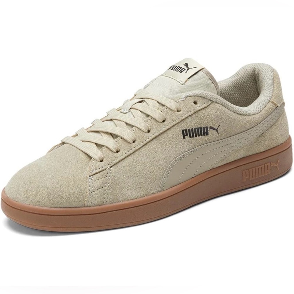 PUMA Mens Smash V2 Lace Up Sneakers Casual Shoes Casual - Beige SIZE 7 NWOT